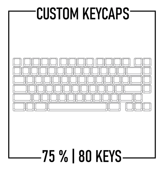 Design Studio - Zoom 75% Keyboard Custom PBT Keycap set ( ANSI | 80 keys ) - Goblintechkeys