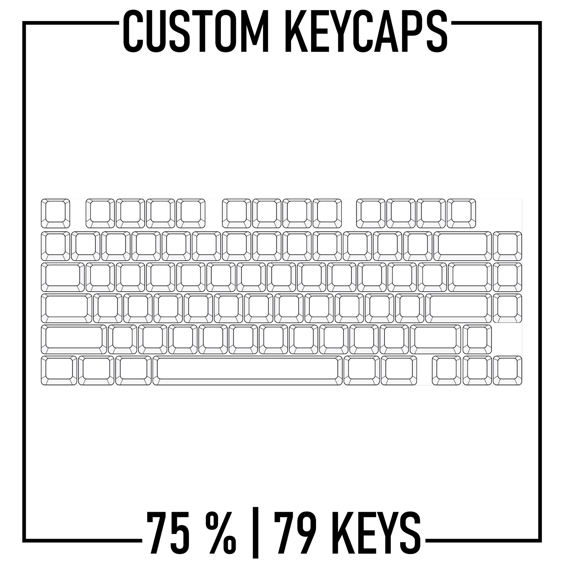 Design Studio - Zoom75 Custom Keycaps Set | PBT Keycaps - Goblintechkeys