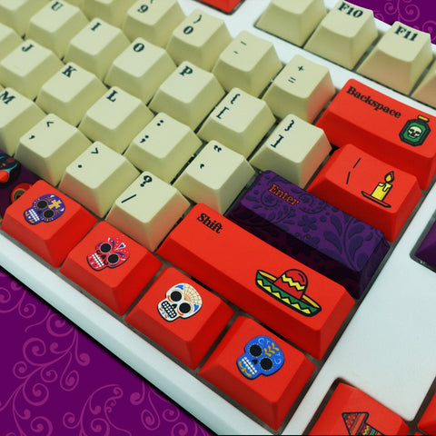 Dia De Muertos Keycaps - Goblintechkeys
