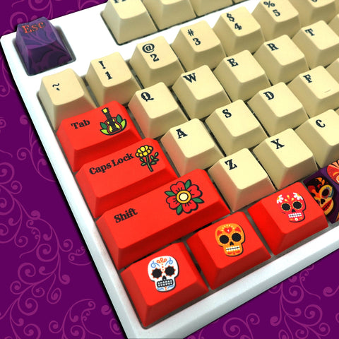 Dia De Muertos Keycaps - Goblintechkeys