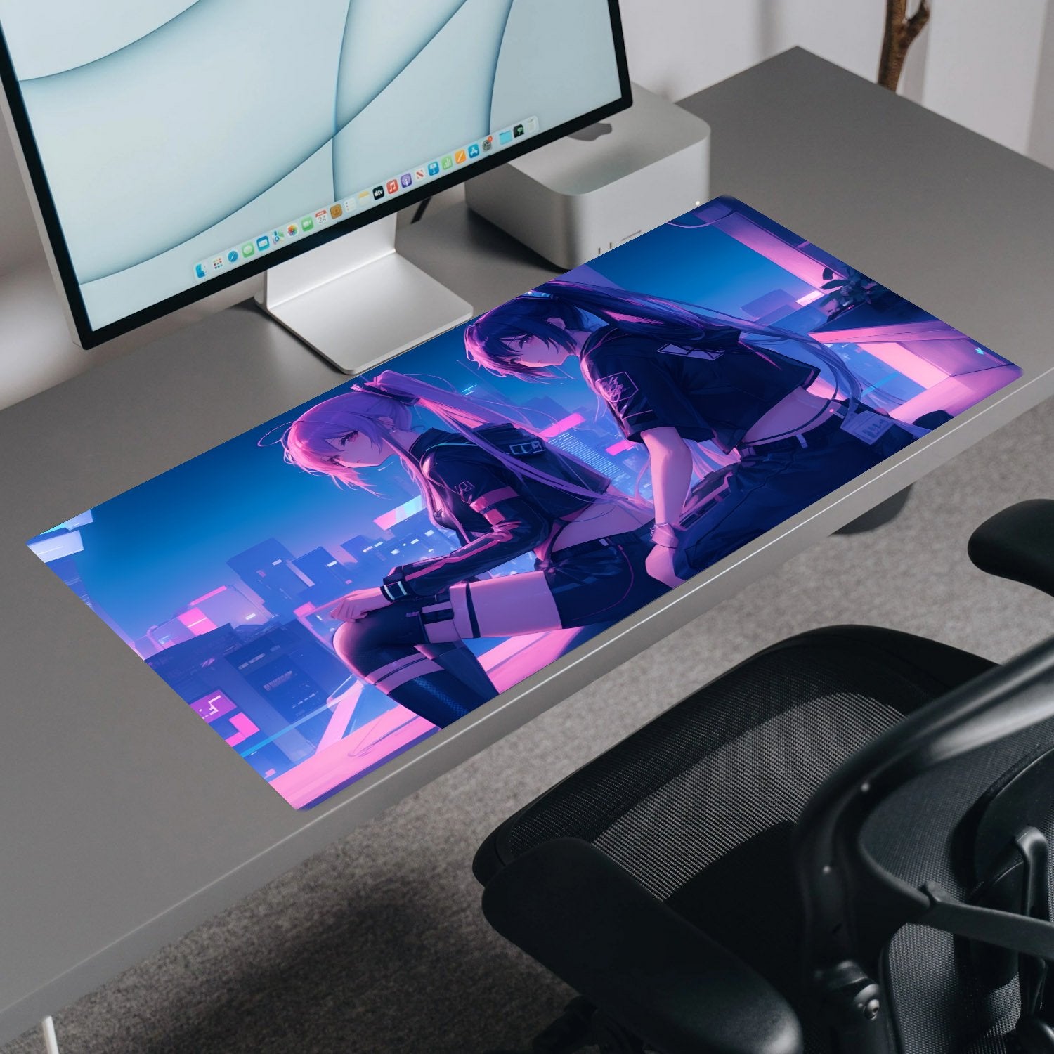 Digital Portraiture | Custom Artisan Mousepad | Gaming & Office Desk Mat - Goblintechkeys