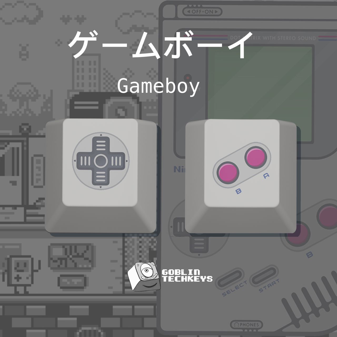 Game Boy Keycap Set - Goblintechkeys