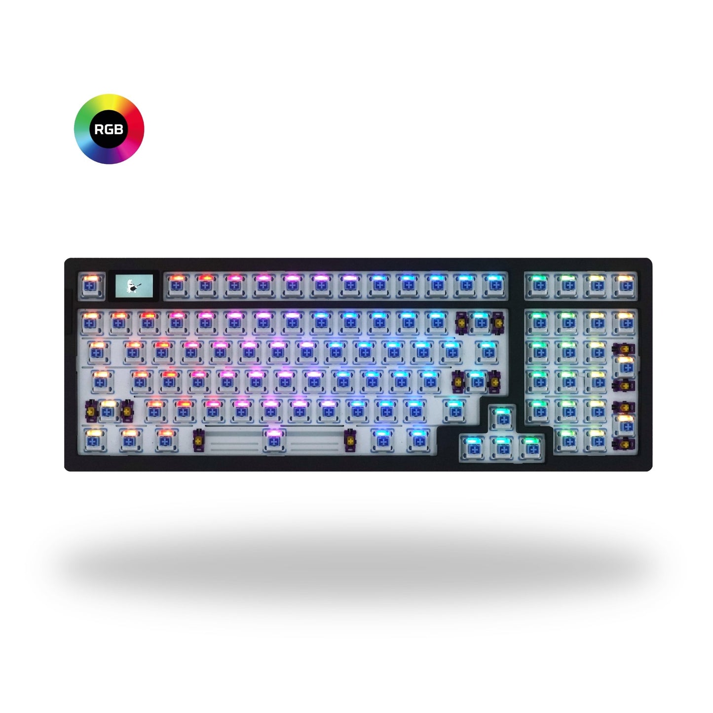 Gamma 98 (96%) | 1800 Barebone Kit | LED Wireless Mechanical Keyboard - Goblintechkeys