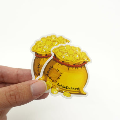 Goblintechkeys Fortune Bag Sticker (2pcs) - Goblintechkeys