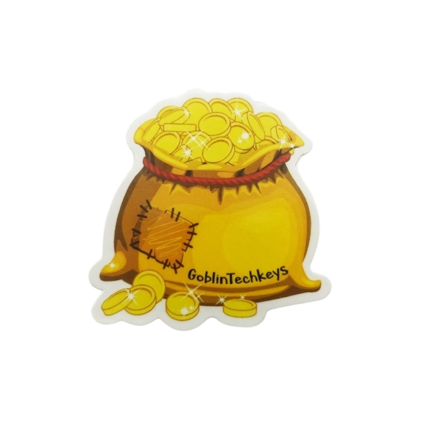 Goblintechkeys Fortune Bag Sticker (2pcs) - Goblintechkeys