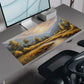 Golden Canopy Peaks | Custom Artisan Mousepad | Gaming & Office Desk Mat - Goblintechkeys