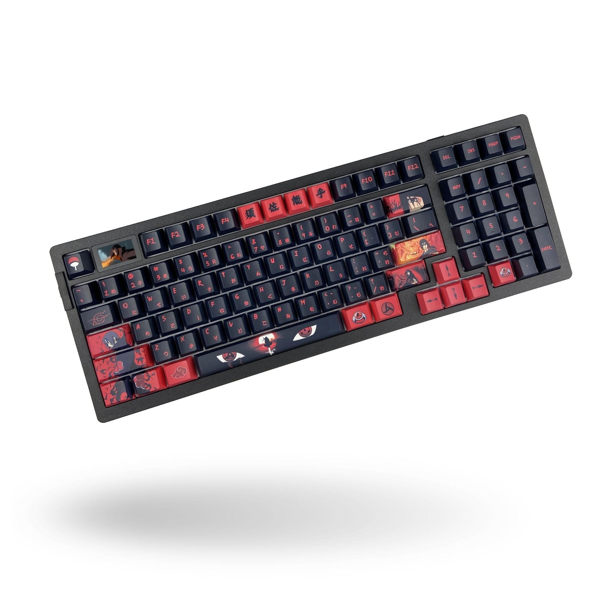 [Group Buy] Uchiha Itachi 96% Keyboard with LED Display - Goblintechkeys
