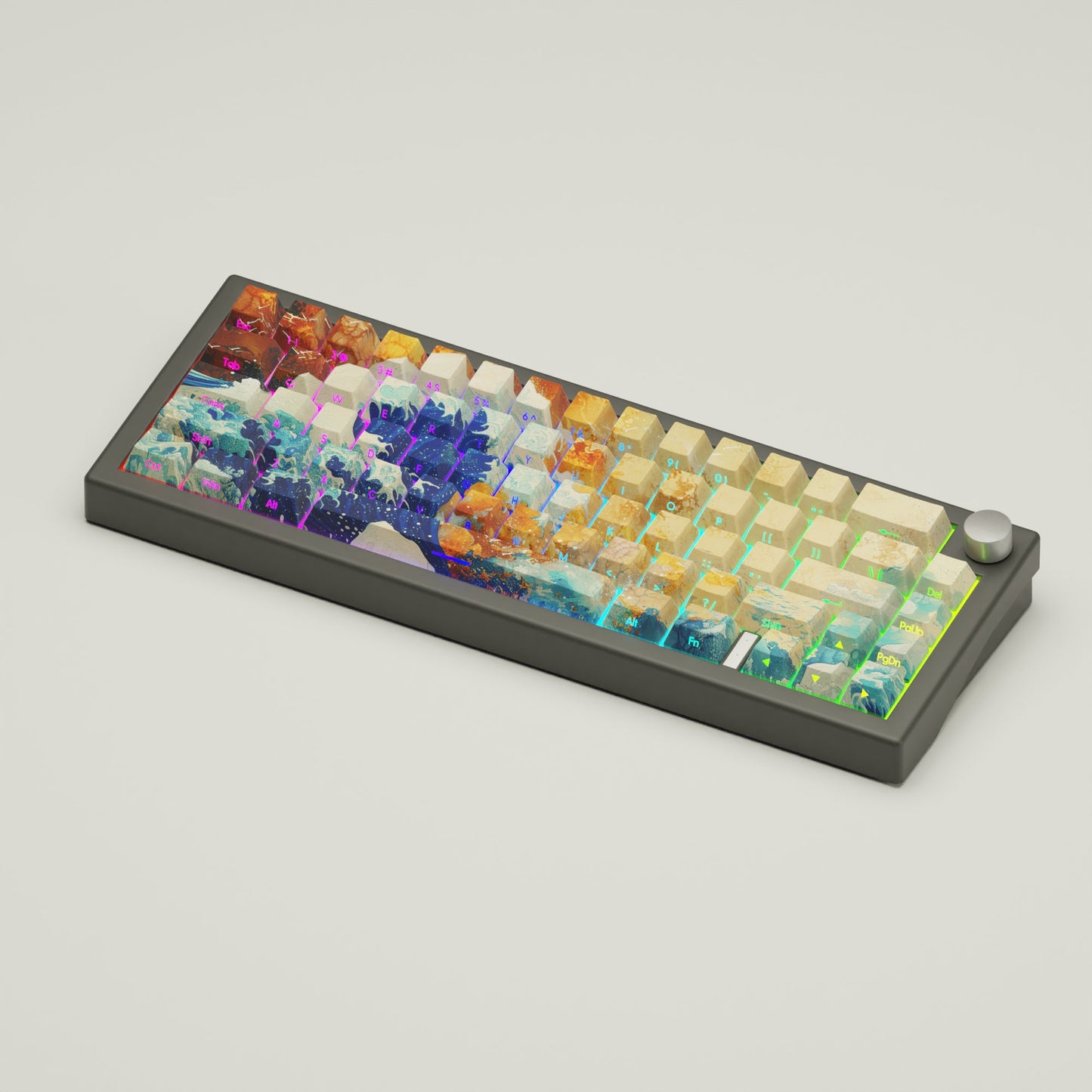 Hokusai GMK67 Keyboard(65% Mechanical Keyboard with knob) - Goblintechkeys