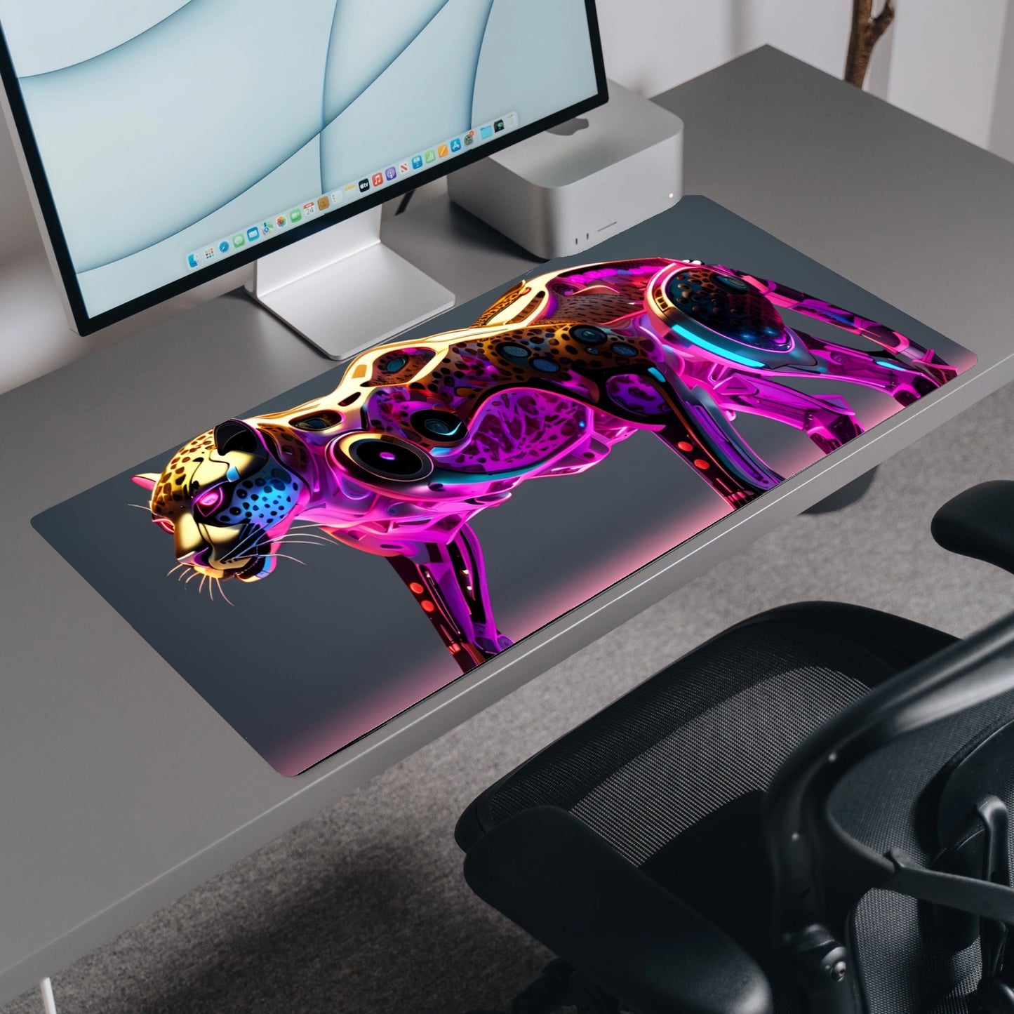Illuminated Monarch | Custom Artisan Mousepad | Gaming & Office Desk Mat - Goblintechkeys