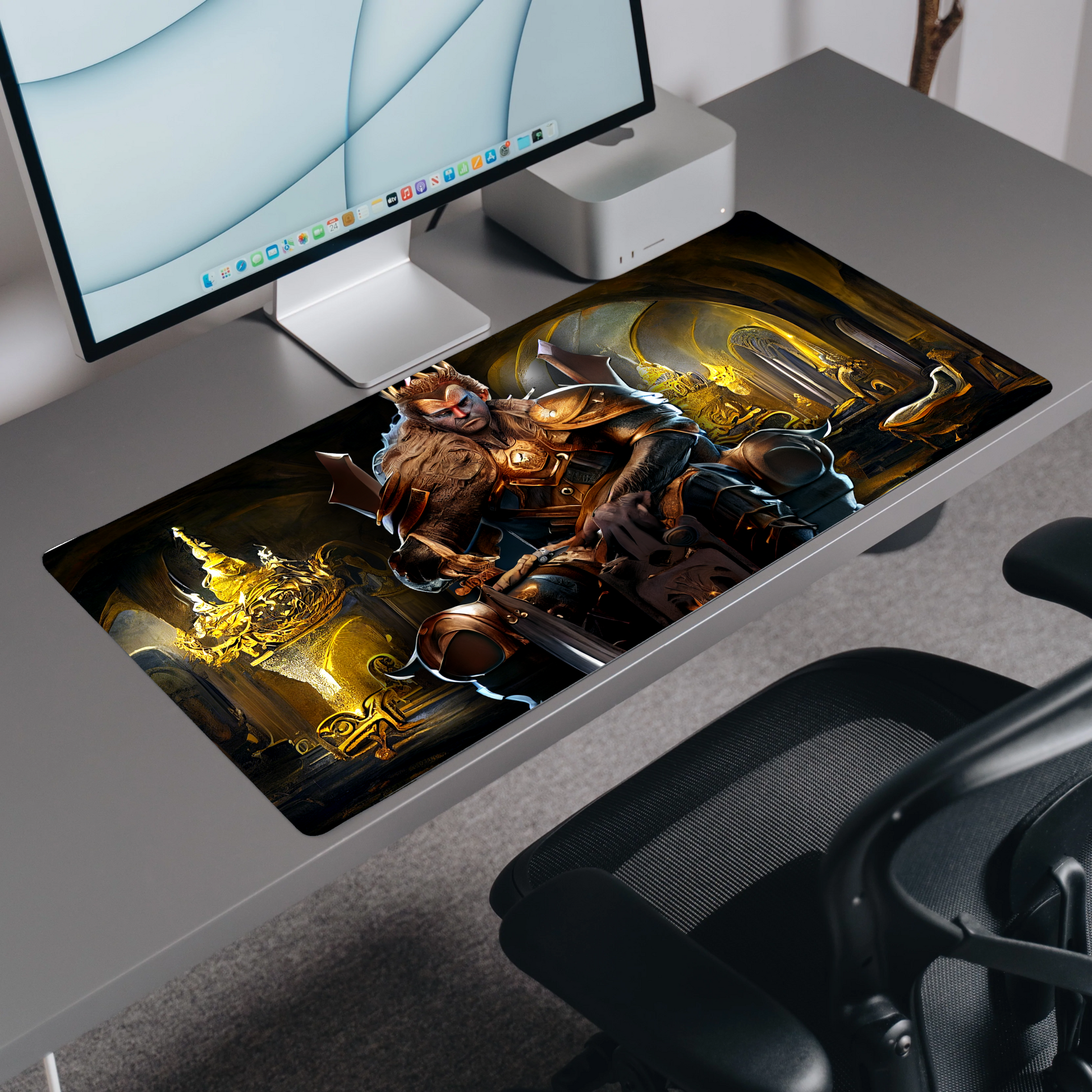 King Desk Mat | Mouse Pad | Gaming & Office Desk Mat - Goblintechkeys