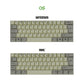 Korean Hangul Classic Vintage Keycaps Set | Retro Keycaps - Goblintechkeys