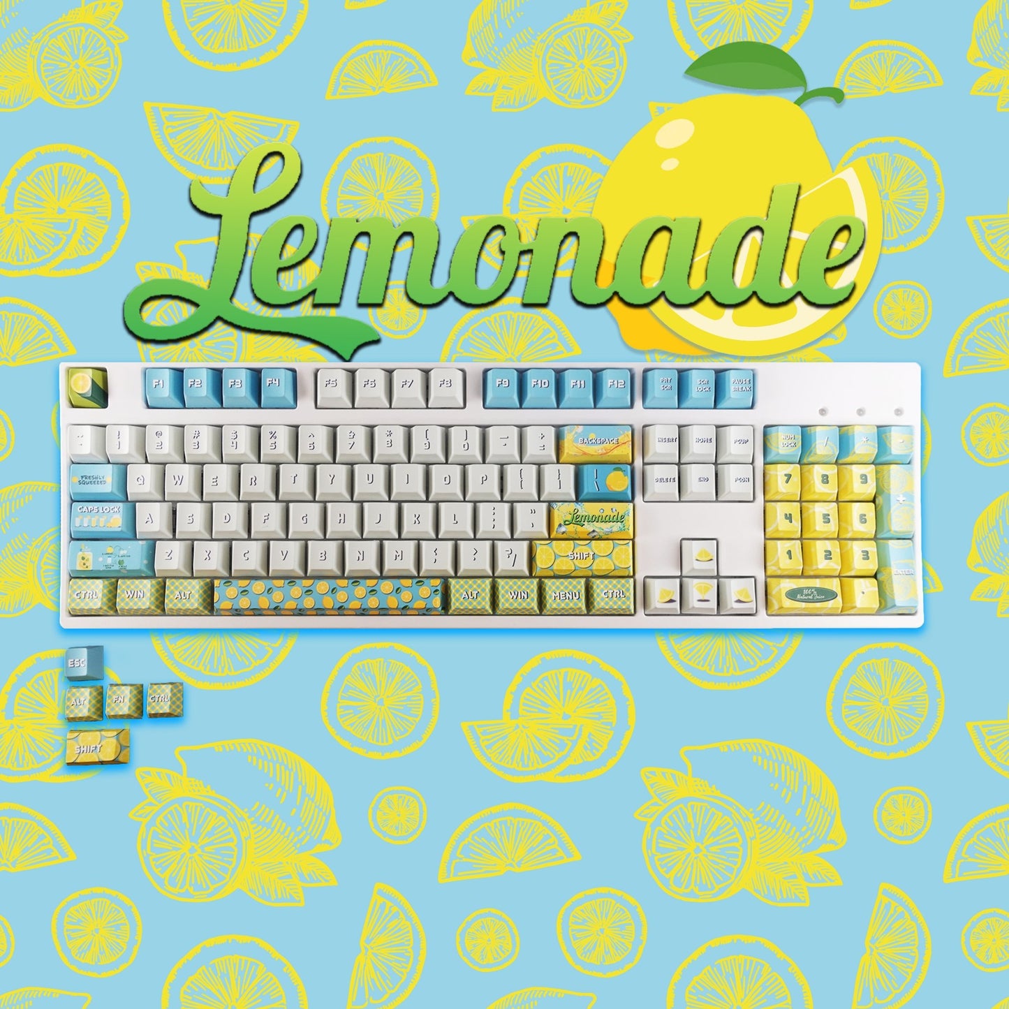 Lemonade Keycaps - Goblintechkeys
