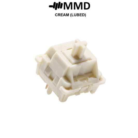 MMD Cream Switches (Lubed) - Goblintechkeys