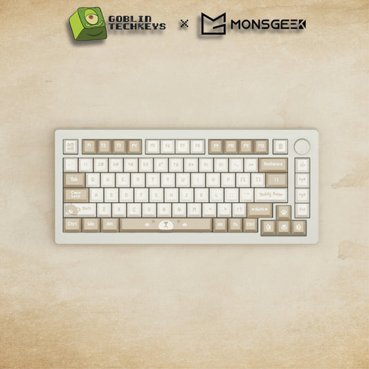 Monsgeek M1W - 75% 3D rendering [Teddy] Mechanical Keyboard - Goblintechkeys