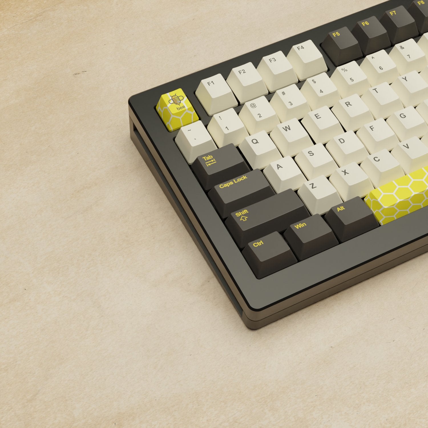 Monsgeek M1W - 75% Bee Mechanical Keyboard - Goblintechkeys