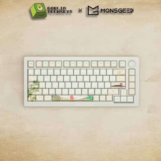 Monsgeek M1W - 75% Blender 3D ( Japanese Crane) Mechanical Keyboard - Goblintechkeys