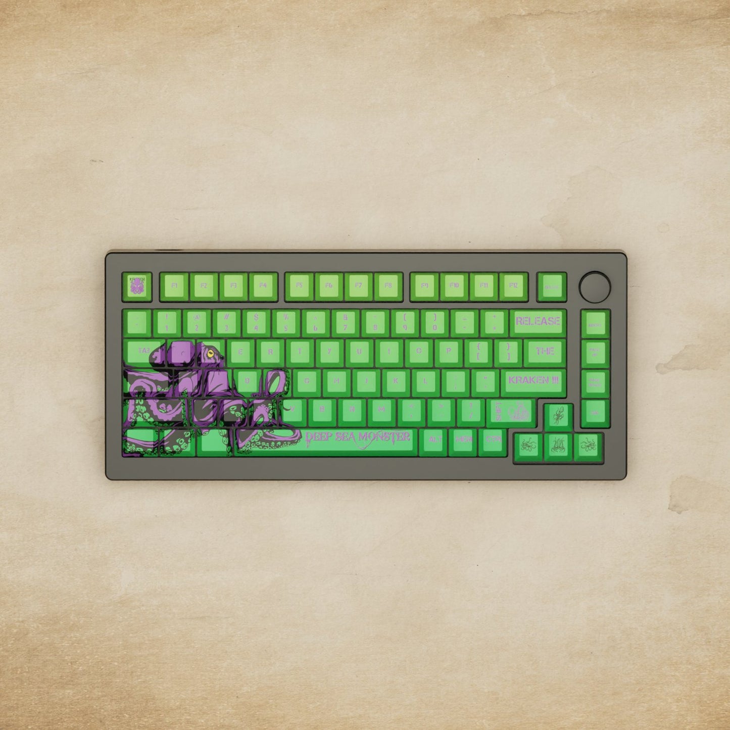 Monsgeek M1W - 75% Blender 3D ( Kraken ) Mechanical Keyboard - Goblintechkeys