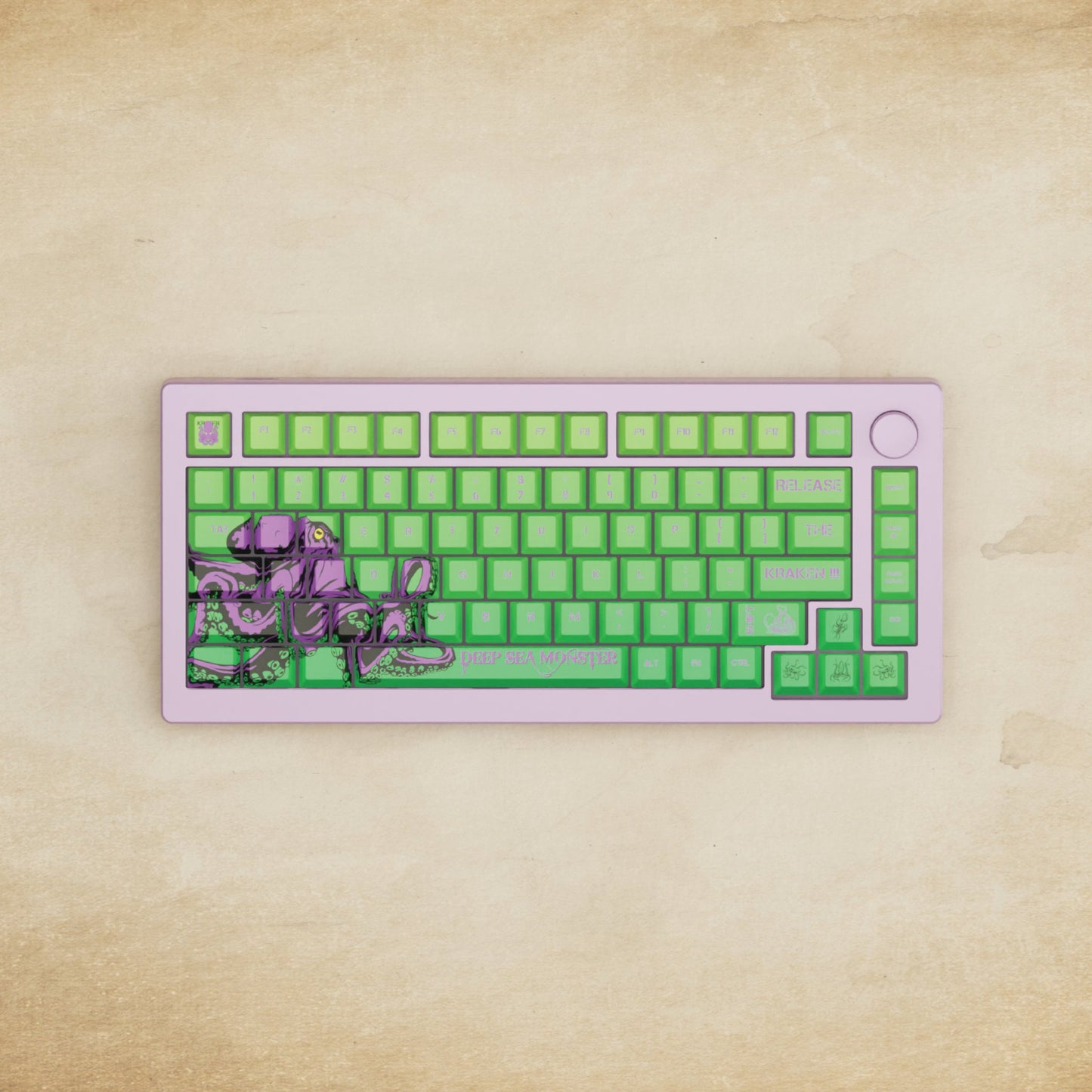 Monsgeek M1W - 75% Blender 3D ( Kraken ) Mechanical Keyboard - Goblintechkeys