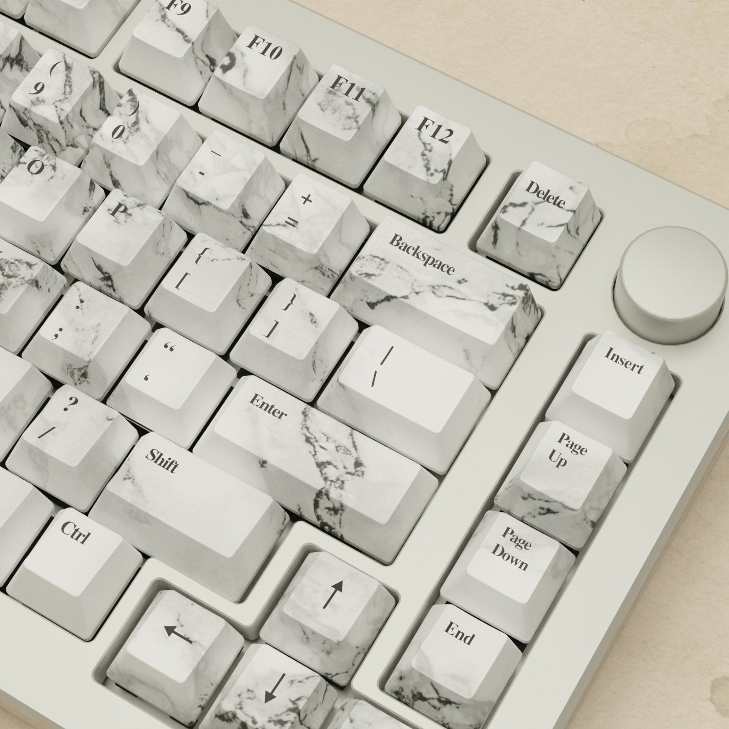 Monsgeek M1W - 75% Blender 3D (Marble) Mechanical Keyboard - Goblintechkeys