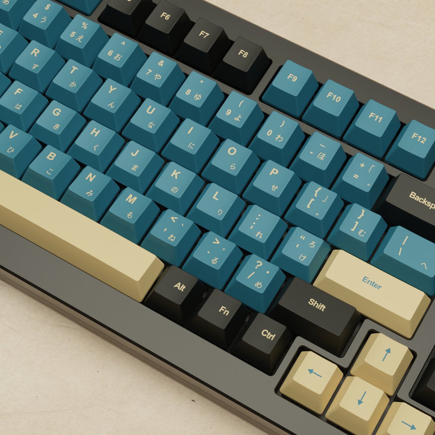 Monsgeek M1W - 75% Blue Samurai Mechanical Keyboard - Goblintechkeys