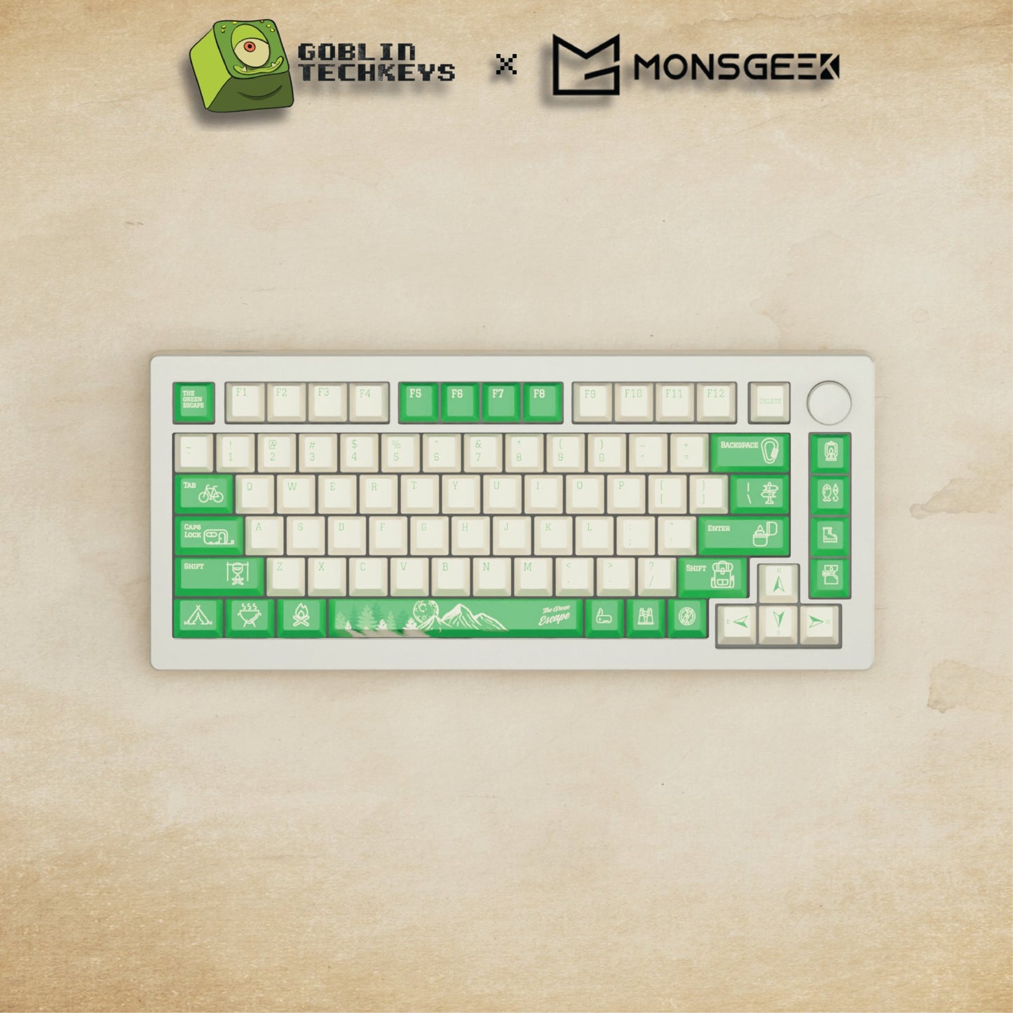 Monsgeek M1W - 75% Outdoor Mechanical Keyboard - Goblintechkeys