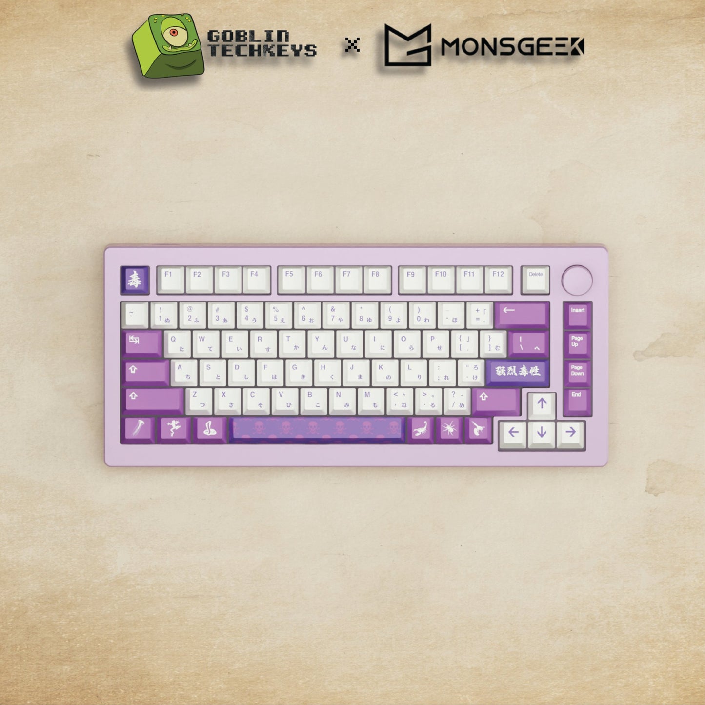 Monsgeek M1W - 75% Poison Mechanical Keyboard - Goblintechkeys