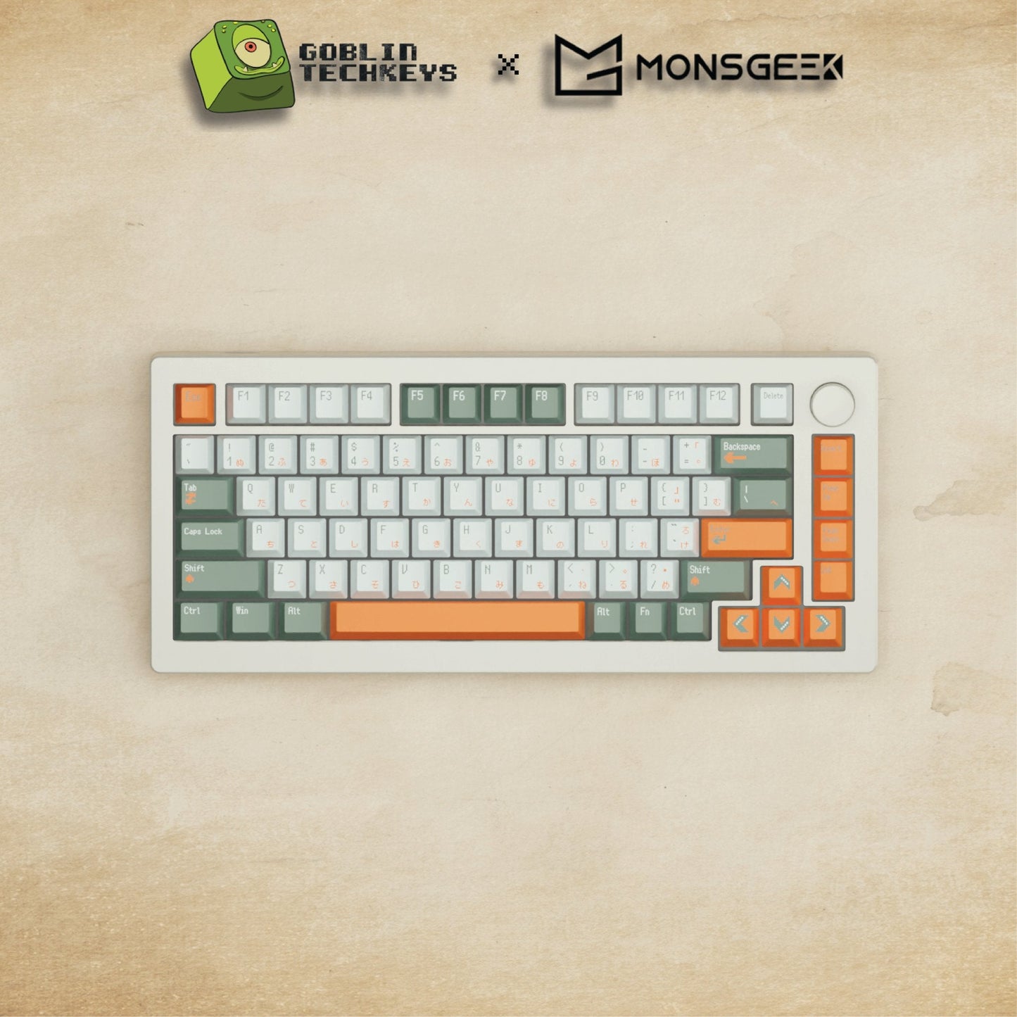 Monsgeek M1W - 75% Retro Mechanical Keyboard - Goblintechkeys