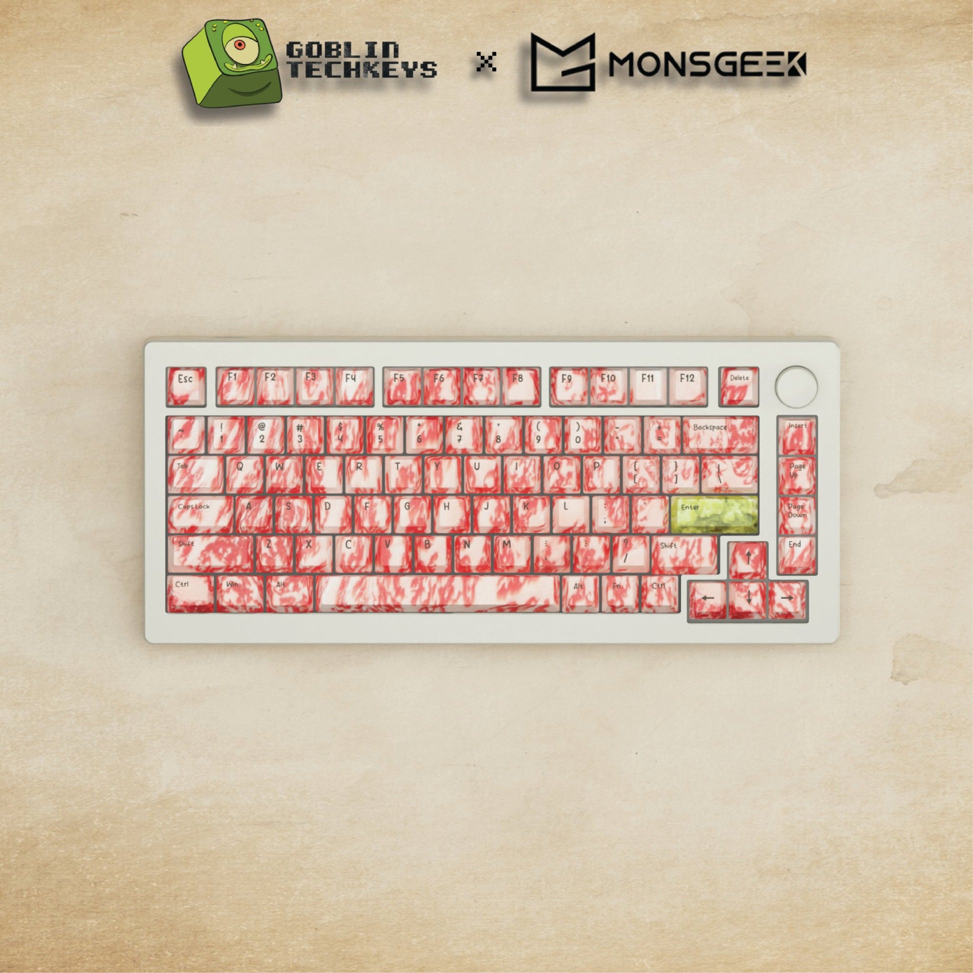 Monsgeek M1W - 75% Wagyu Mechanical Keyboard - Goblintechkeys