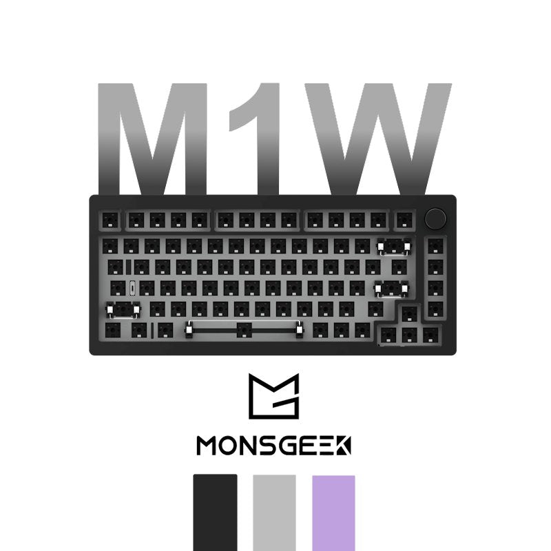 Monsgeek M1W Wireless Mechanical Aluminum Keyboard Barebone - Goblintechkeys