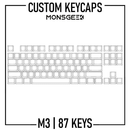 Monsgeek M3 Keyboard Custom Keycaps ( ANSI | 87 Keys ) - Goblintechkeys