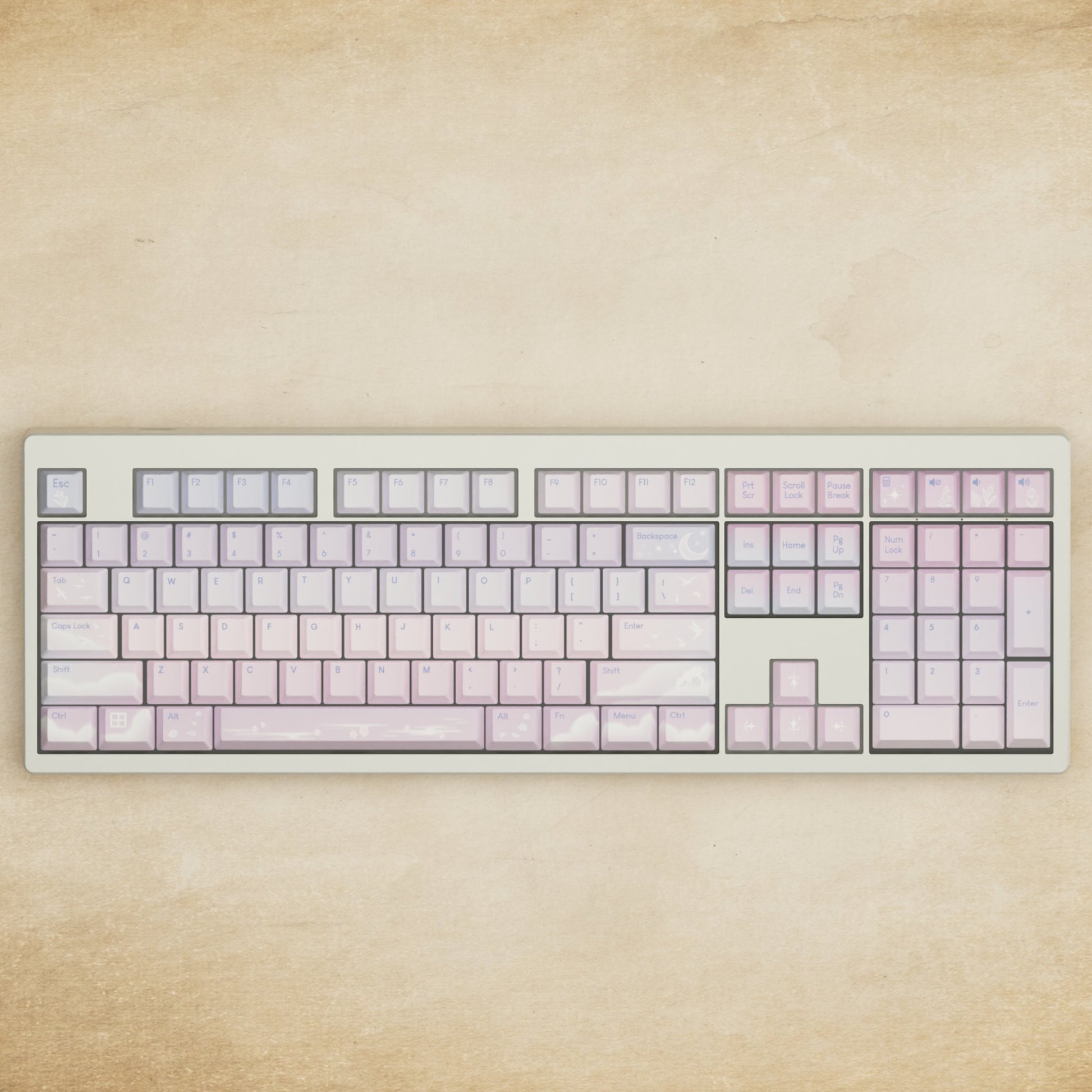 Monsgeek M5 - 100% Aesthetic Sky Mechanical Keyboard - Goblintechkeys