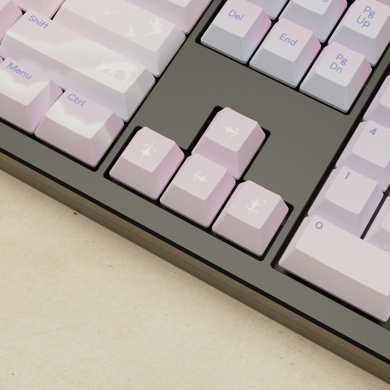 Monsgeek M5 - 100% Aesthetic Sky Mechanical Keyboard - Goblintechkeys
