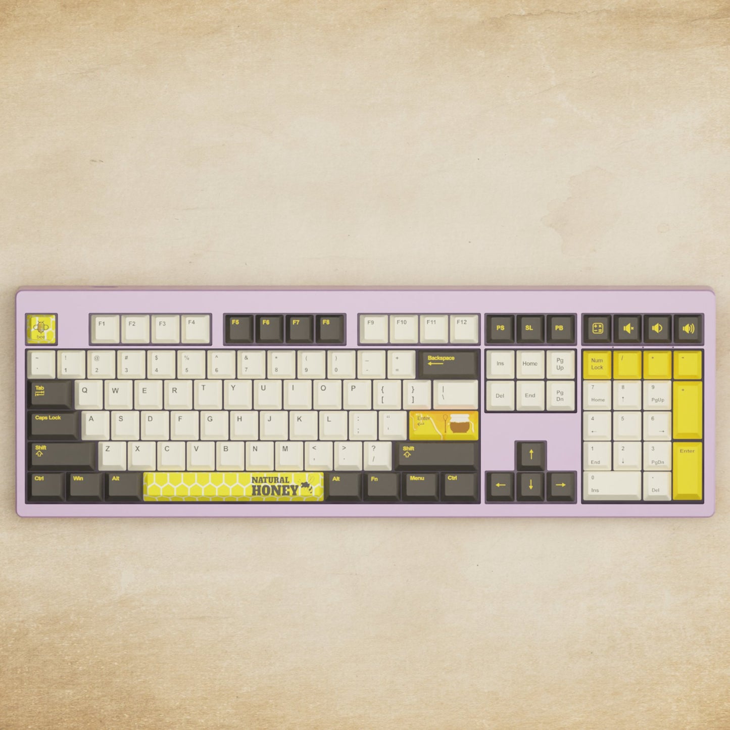 Monsgeek M5 - 100% Bee Mechanical Keyboard - Goblintechkeys