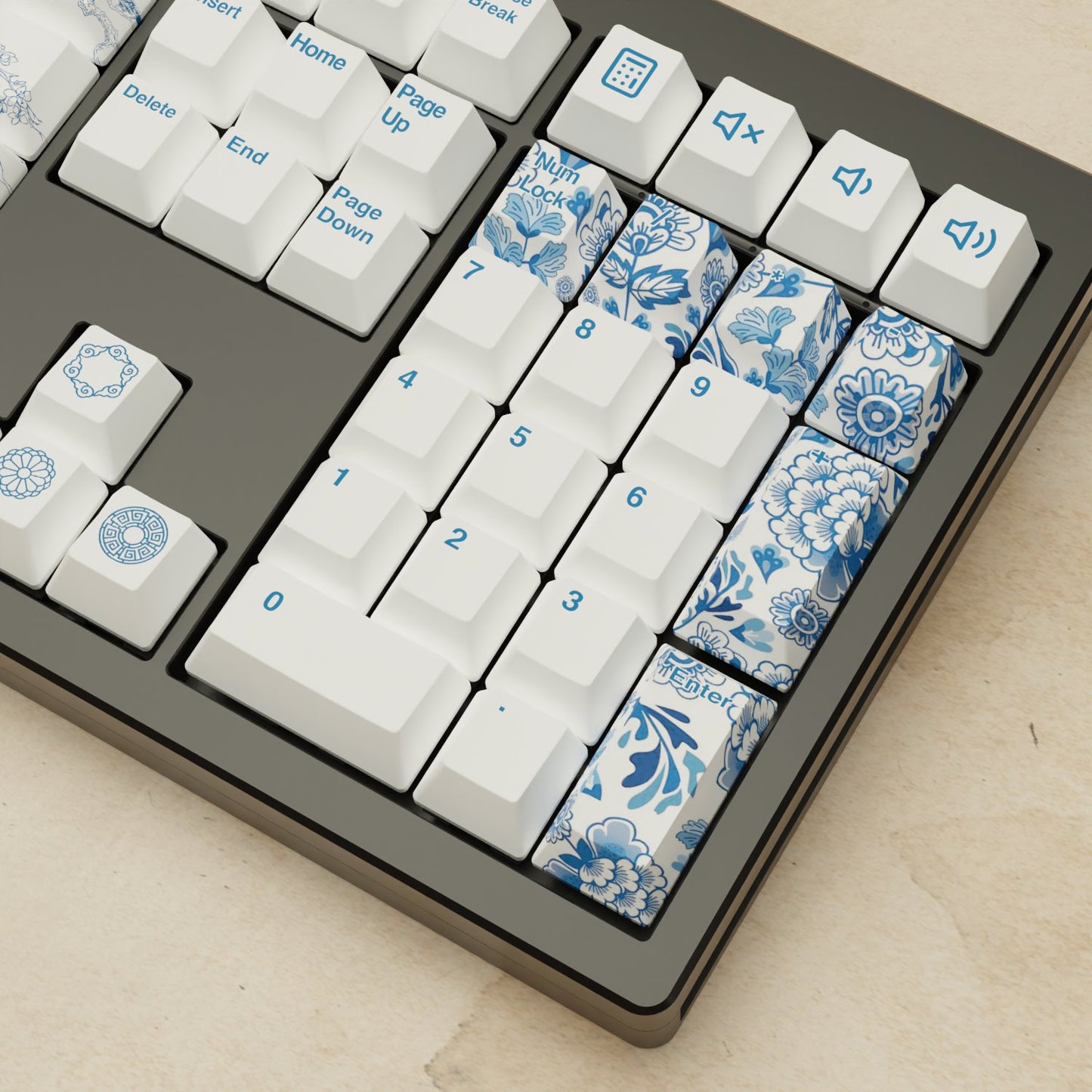 Monsgeek M5 - 100% Blue Pottery Mechanical Keyboard - Goblintechkeys