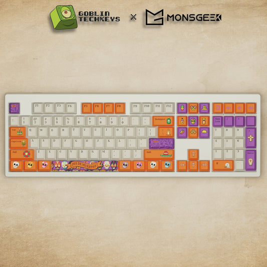 Monsgeek M5 - 100% Dia De Muertos Mechanical Keyboard - Goblintechkeys