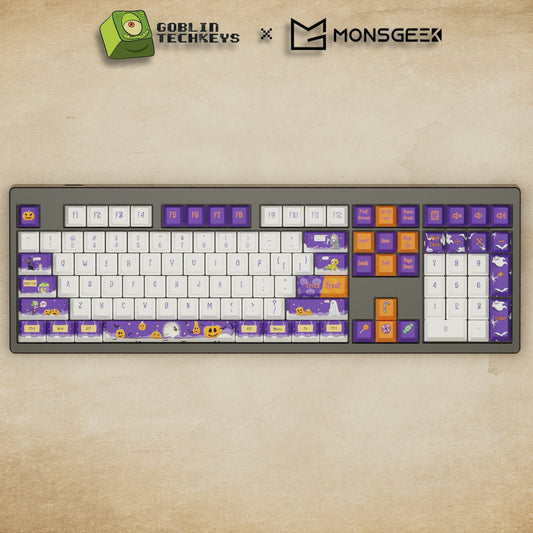 Monsgeek M5 - 100% Halloween Mechanical Keyboard - Goblintechkeys