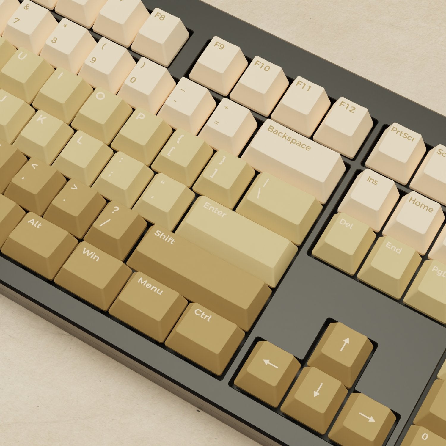 Monsgeek M5 - 100% Latte Mechanical Keyboard - Goblintechkeys