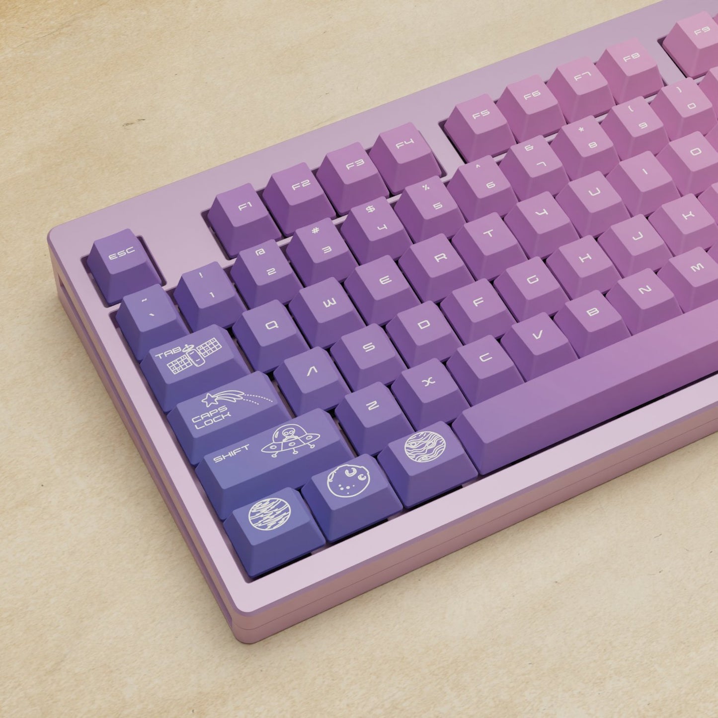 Monsgeek M5 - 100% Nebula Mechanical Keyboard - Goblintechkeys