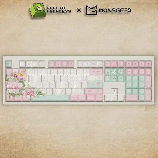 Monsgeek M5 - 100% Peony Mechanical Keyboard - Goblintechkeys