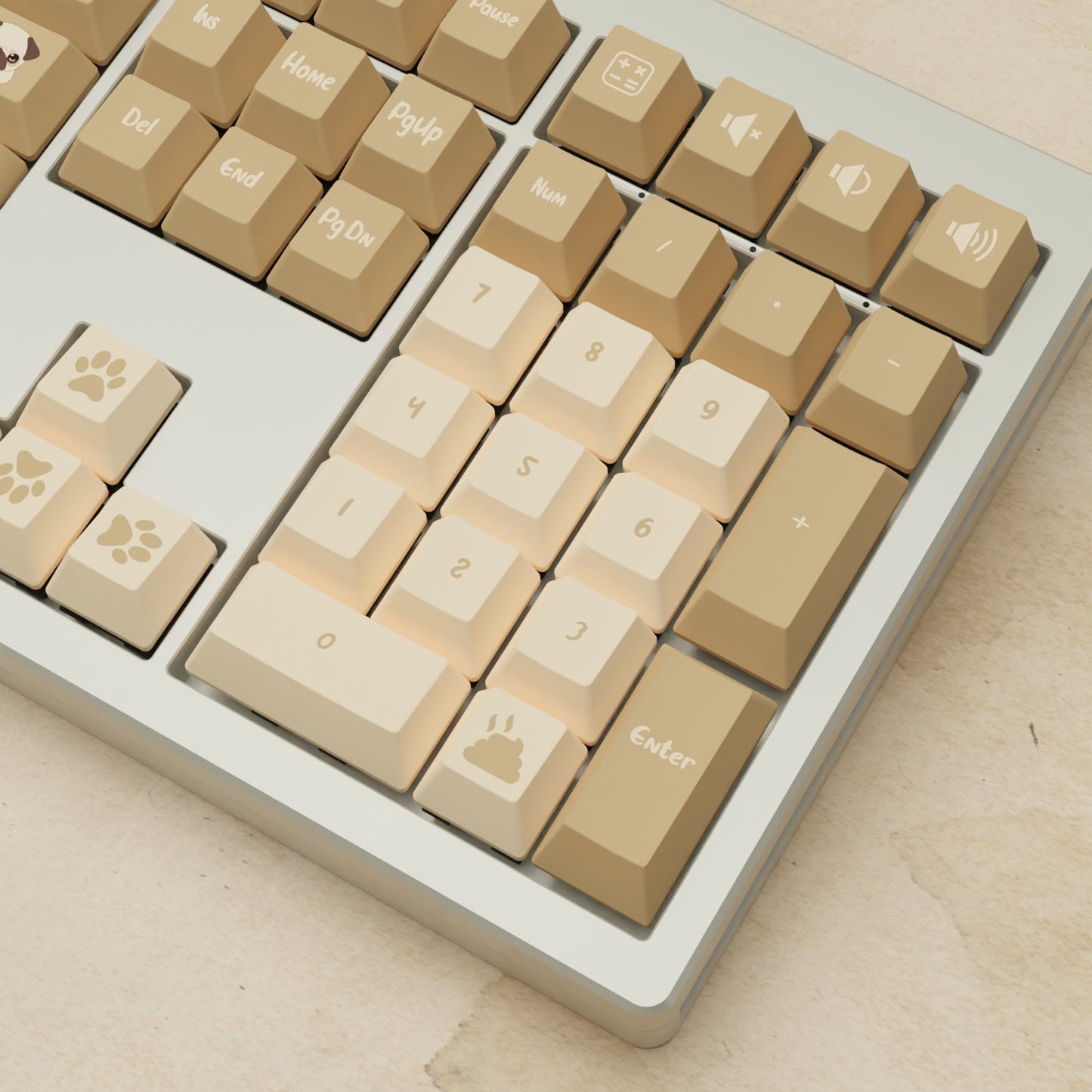 Monsgeek M5 - 100% Pug Mechanical Keyboard - Goblintechkeys
