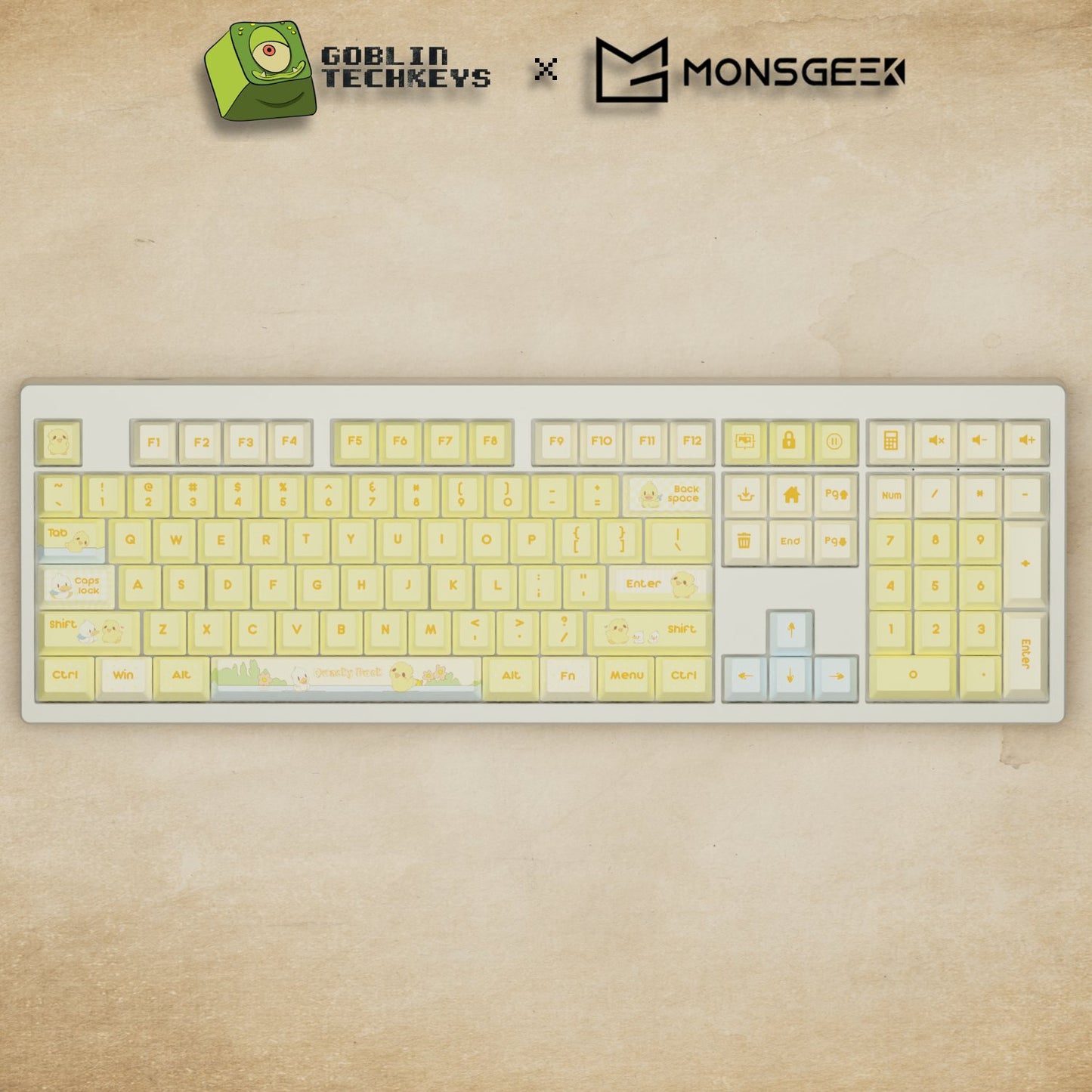 Monsgeek M5 - 100% Quacky Mechanical Keyboard - Goblintechkeys
