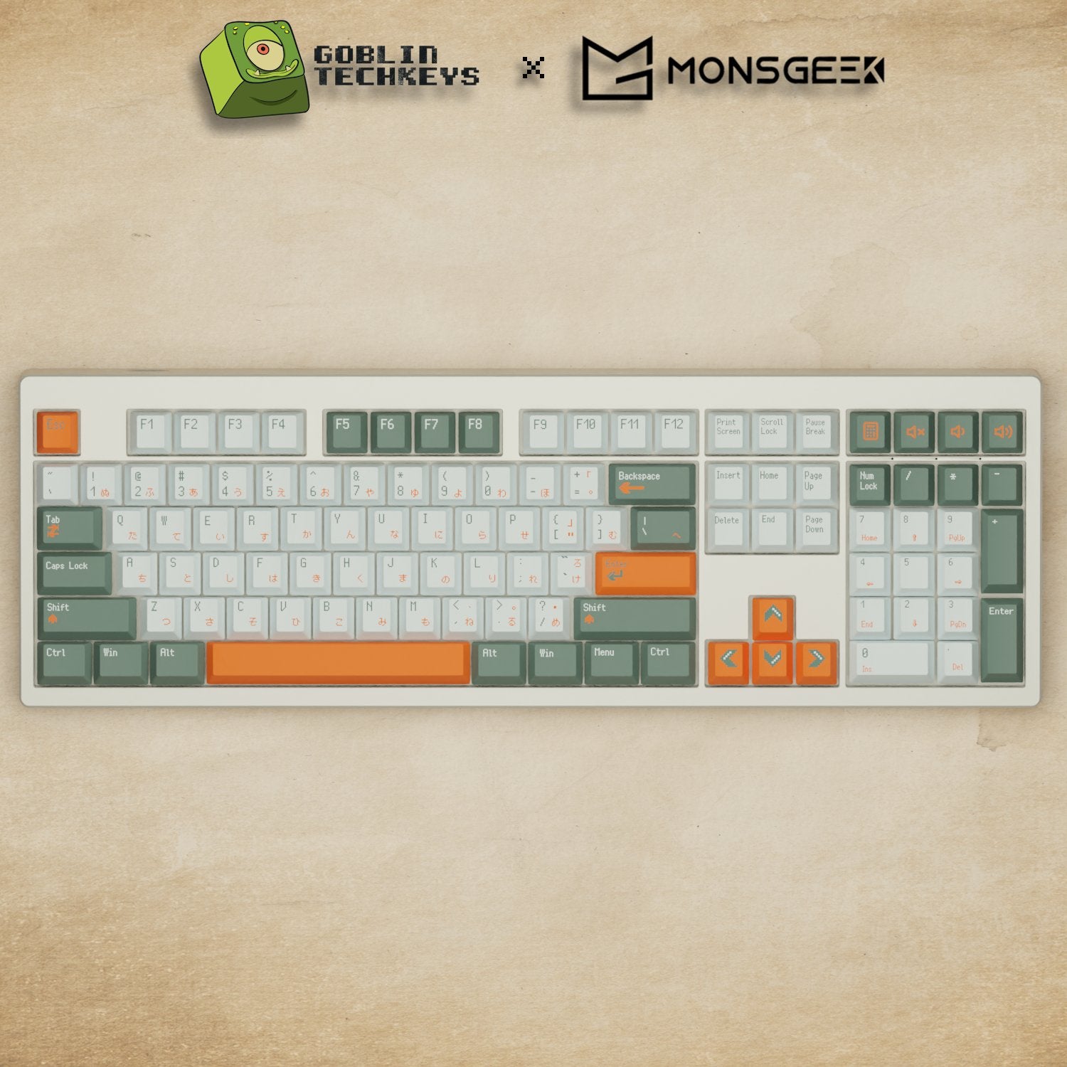 Monsgeek M5 - 100% Retro Mechanical Keyboard - Goblintechkeys