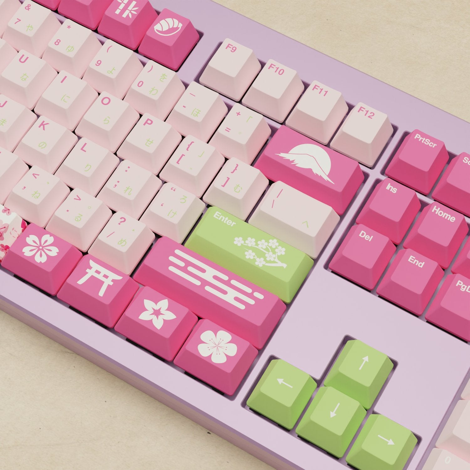Monsgeek M5 - 100% Sakura Mechanical Keyboard - Goblintechkeys