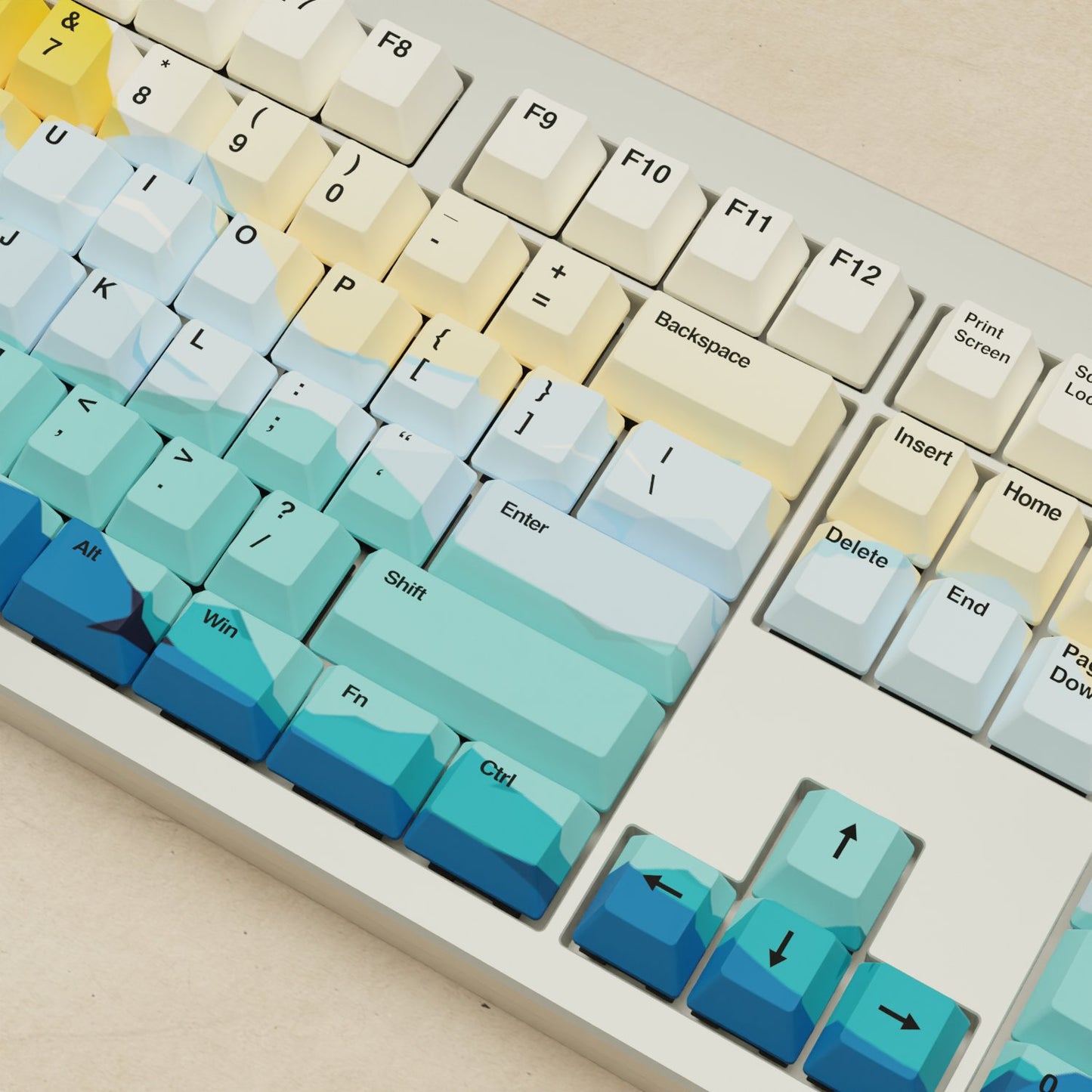 Monsgeek M5 - 100% Sunset Mechanical Keyboard - Goblintechkeys