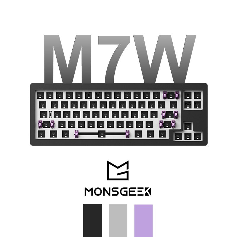 Monsgeek M7W Wireless Mechanical Aluminum Keyboard Barebone - Goblintechkeys