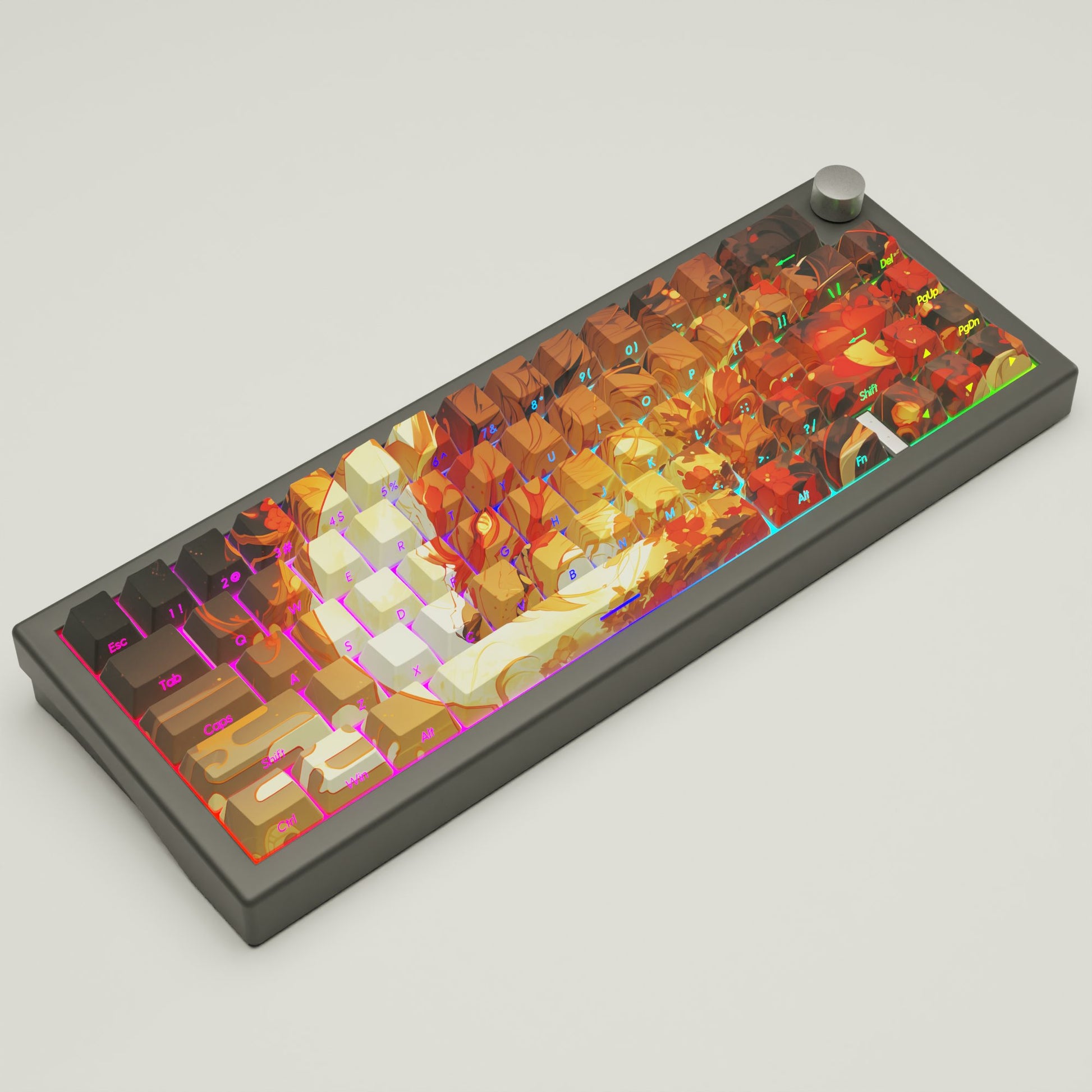Mythical Fox GMK67 Keyboard(65% Mechanical Keyboard with knob) - Goblintechkeys