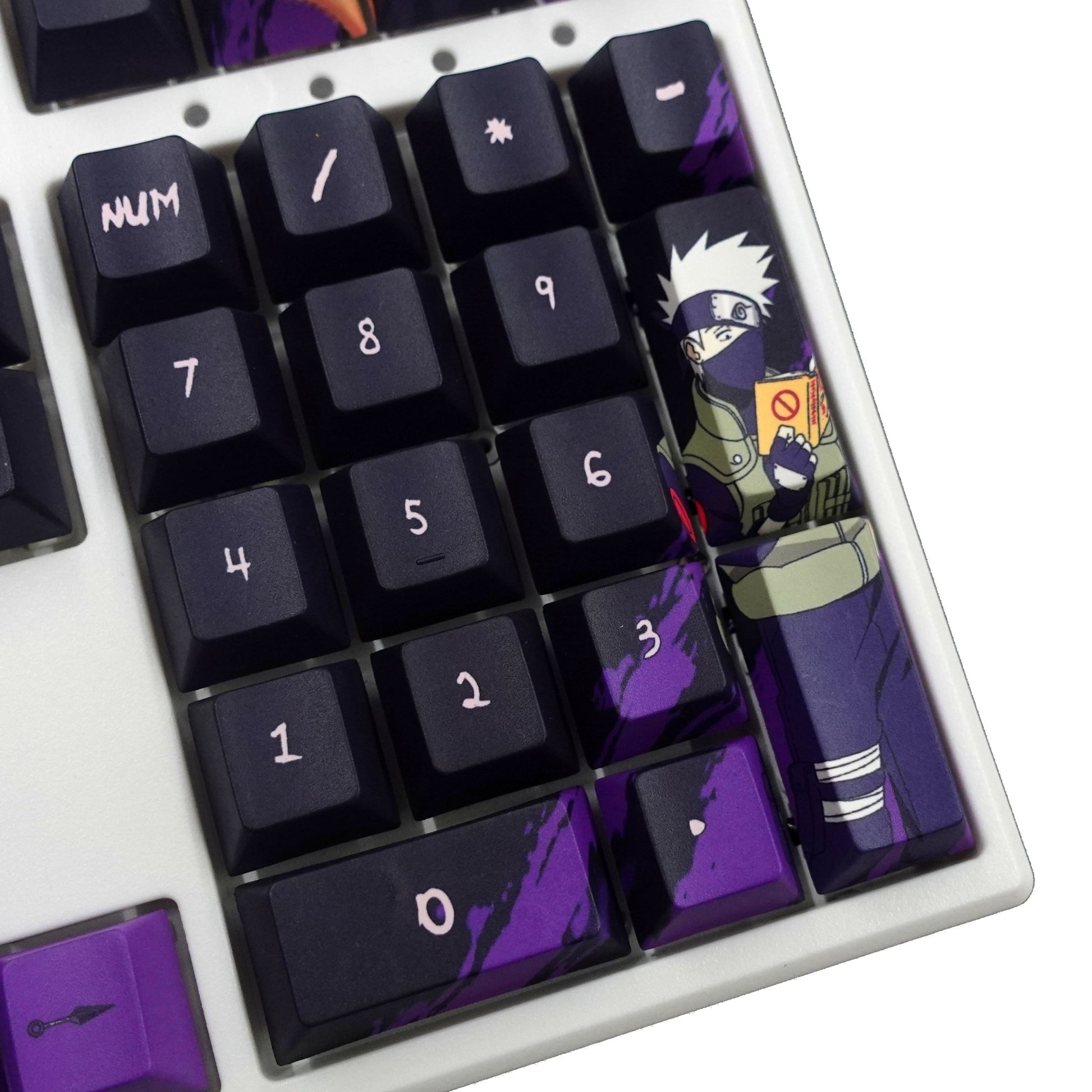 Naruto Keycaps | Kakashi Hatake Keycaps - Goblintechkeys