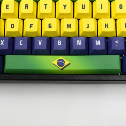 Nation Keycaps | Brazil Keycaps Set - Goblintechkeys