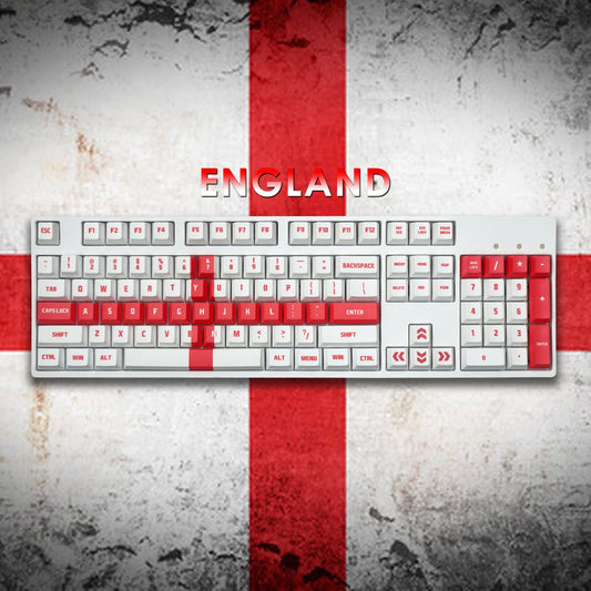 Nation Keycaps | England Keycaps Set - Goblintechkeys