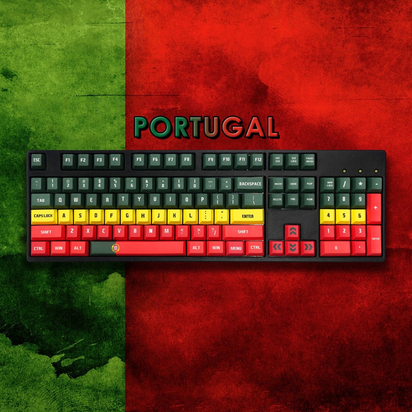 Nation Keycaps | Portugal Keycaps Set - Goblintechkeys